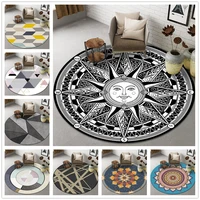 sun god living room carpet round rug geometric moroccan bedroom mats baby floor area rug doormat entrance anti slip chair mat