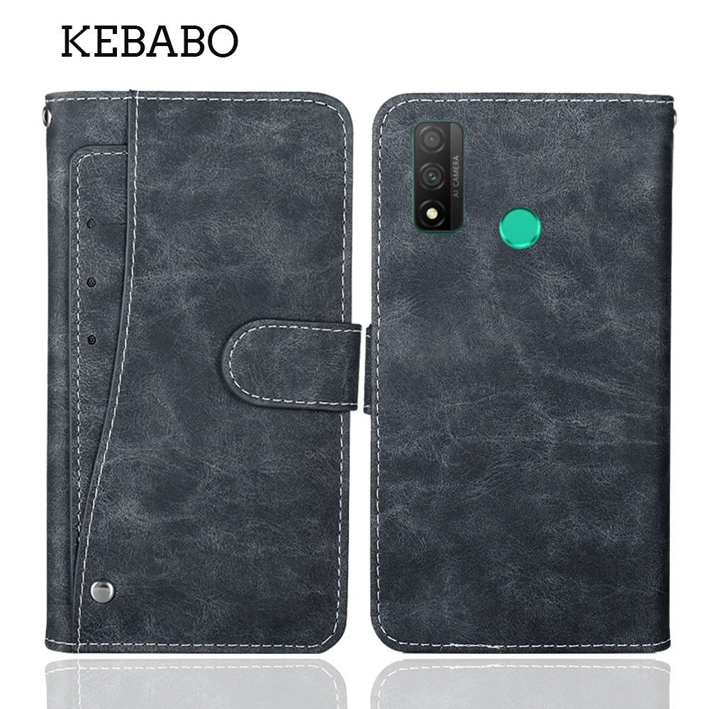 Модный кожаный чехол-кошелек для Huawei P Smart 2019 2020 2021 чехол-книжка с откидной крышкой