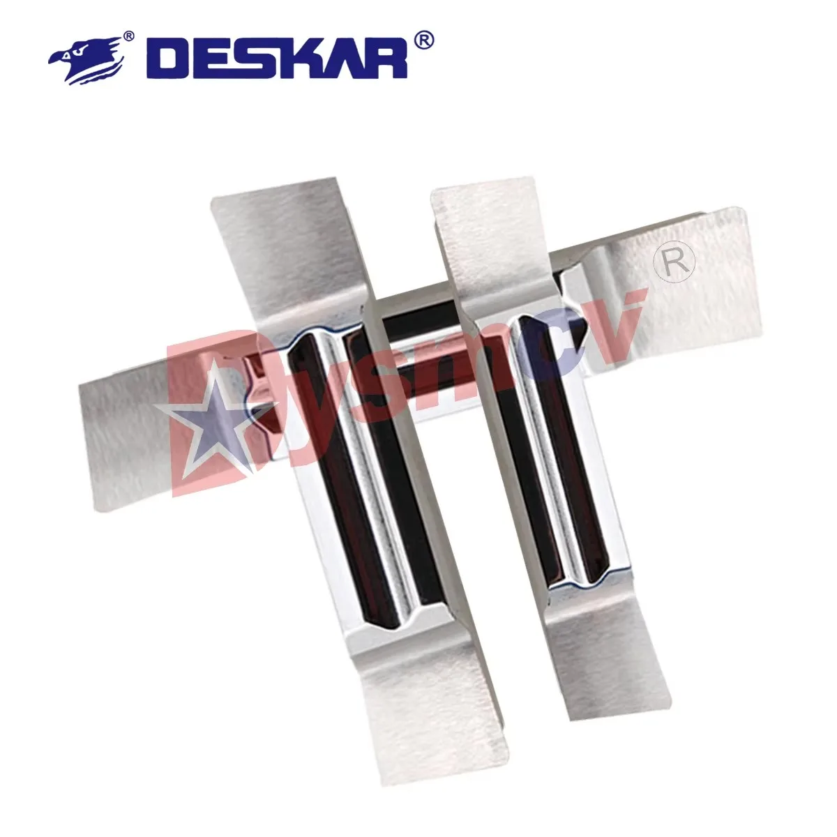 Фото Оригинальные токарные пластины DESKAR MGGN150L-8, MGGN200L-8, MGGN300L-8 K10 для обработки меди и алюминия №4