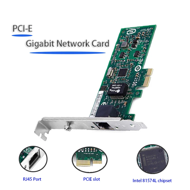 

PCI Express Intel 81574L chipset 1000M game Gigabit PCIE Network Card RJ-45 LAN Adapter Fast Ethernet computer accessorie for PC