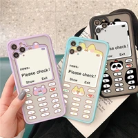 fashion cartoon retro chat background pattern phone cases for iphone 13 12 11 pro max 7 8 plus se2 x xr xs max hard back covers