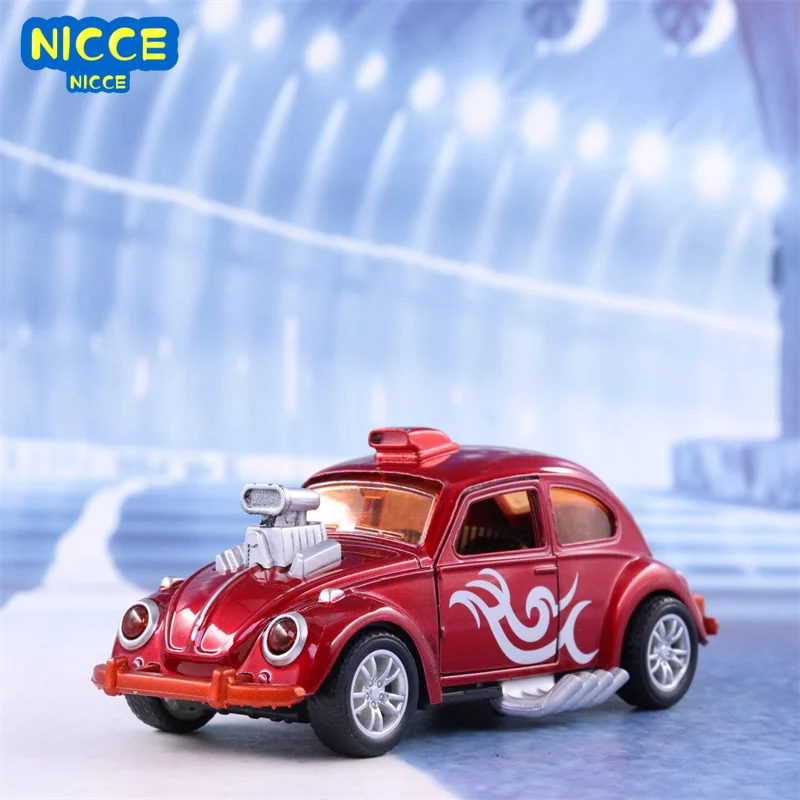 

Nicce 1:36 VOLKSWAGEN Archaic Beetle Modified Vehicle Wheel Diecast Car Metal Model Pull Back Toys Collection A135