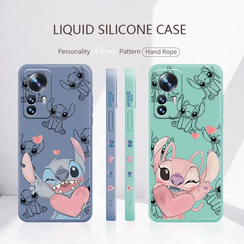 

Disney Sketch Lilo & Stitch Lover Celular Soft Plating Liquid Coque Case for Samsung Galaxy A52 A12 A51 A32 A21s A71 4G 5G A31