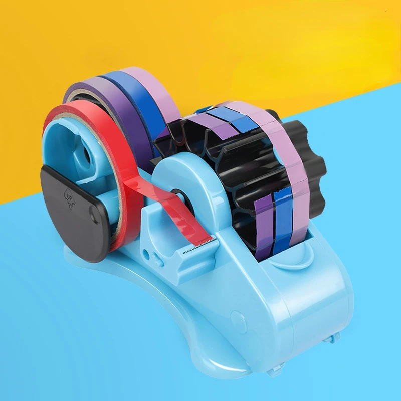 

Multifunctional Size Tape Seat Plastic Automatic Roller Stationery Tape Seat Cutter Transparent Box Sealing Tape Machine Washi