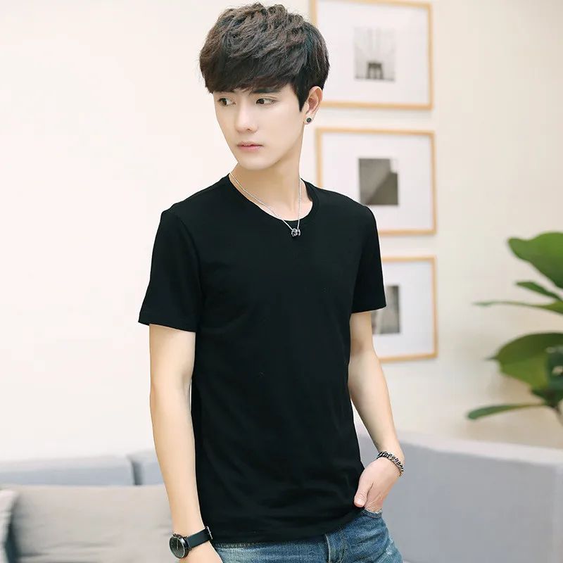 

SS5260-men's short-sleeved t blood tide brand Korean men's cotton t-shirt half-sleeved shirt clothing