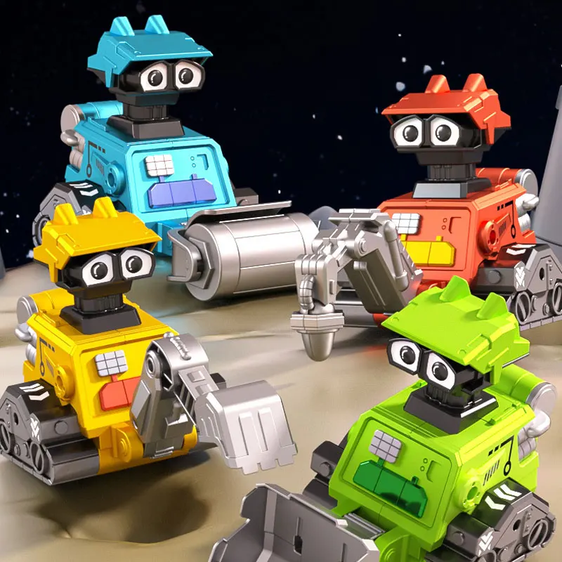 

Детский игрушечный инженерный автомобиль экскаватор самосвал бульдозер модель грузовика отжимной робот транспортные средства Подарки для детей