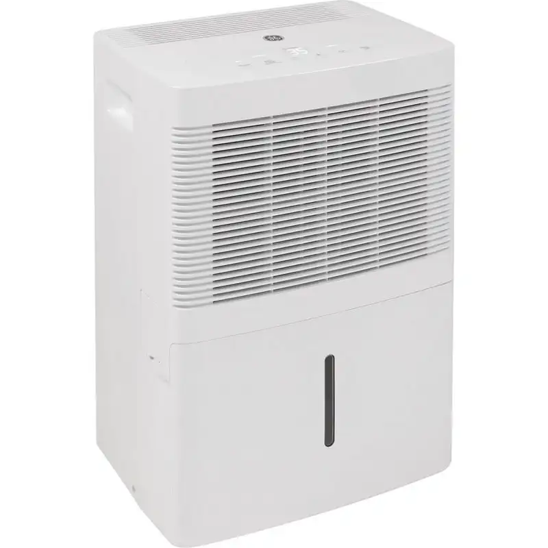 

Portable Dehumidifier with Drain, White, Factory Reconditioned