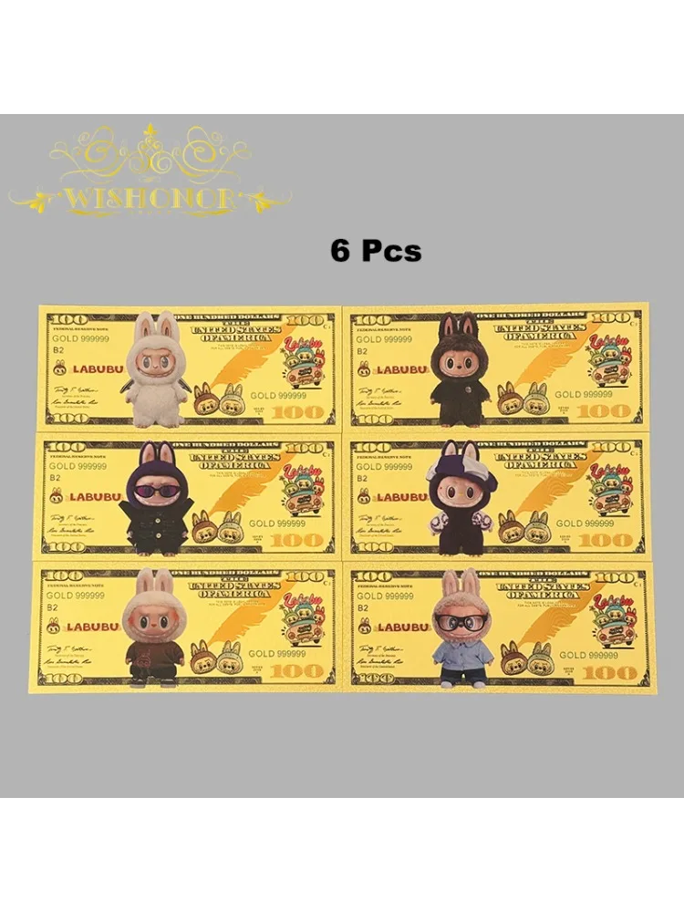 

Золотые банкноты аниме MINISO