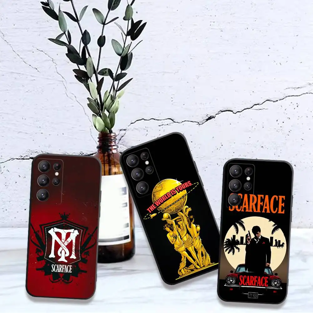 Фото Классический чехол для телефона Tonny Montanas Scarface для Samsung S 24 fe 25 Ultra plus 20 lite 21 30 22 23 24 22 Ultra 5G Fundas №3