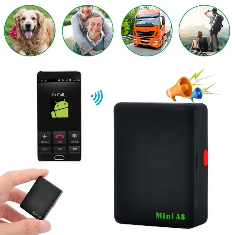 

With Sos Button Pet Trackin Outdoor Mini Car Gps Tracker Car Kits Tracking Device Gsm/gprs/lbs Tracker Locator Adapter Real Time