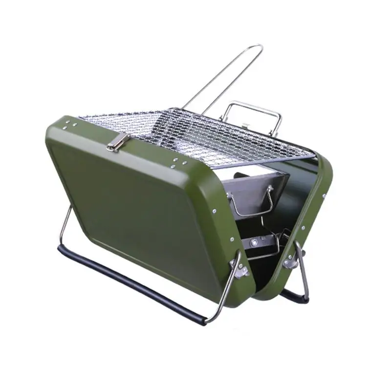 

Портативный складной гриль для барбекю, Настольная решетка на древесном угле, для приготовления пищи на открытом воздухе и кемпинга