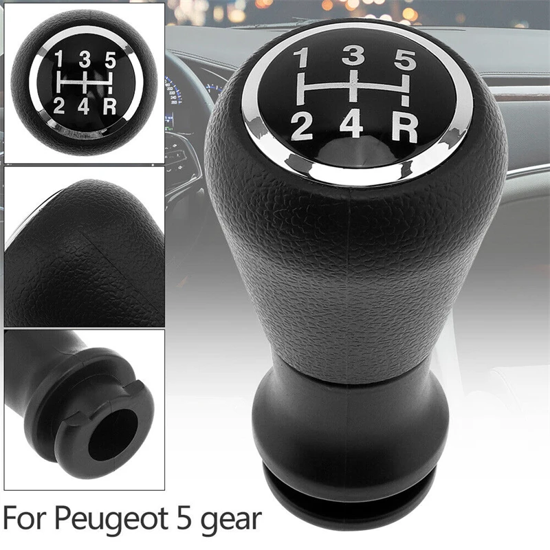 

5 Speed Gear Shift Knob for Peugeot 106 206 306 406 107 207 307 308 CITROEN C2 C4 Car Accessories