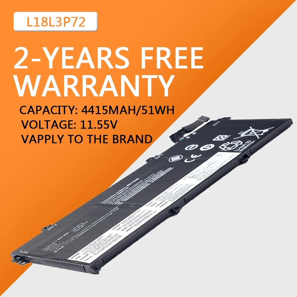 Новый аккумулятор для ноутбука L18M3P73 L18L3P73 L18C3P72 L18M3P72 Lenovo ThinkPad T490 T495 P43s 02DL007 SB10T83122