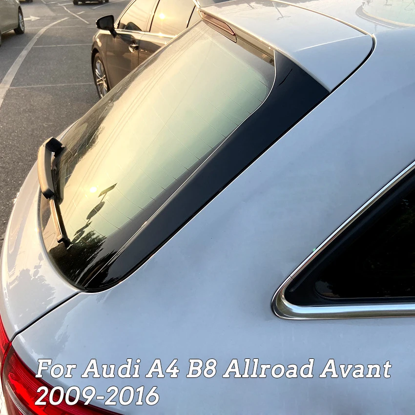 

2 шт., автомобильный спойлер для заднего стекла Audi A4 B8 Allroad Avant 2009-2016