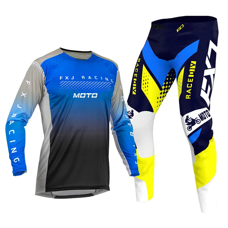 Комплекты штанов из Джерси для мотокросса мужчин и женщин комплект снаряжения