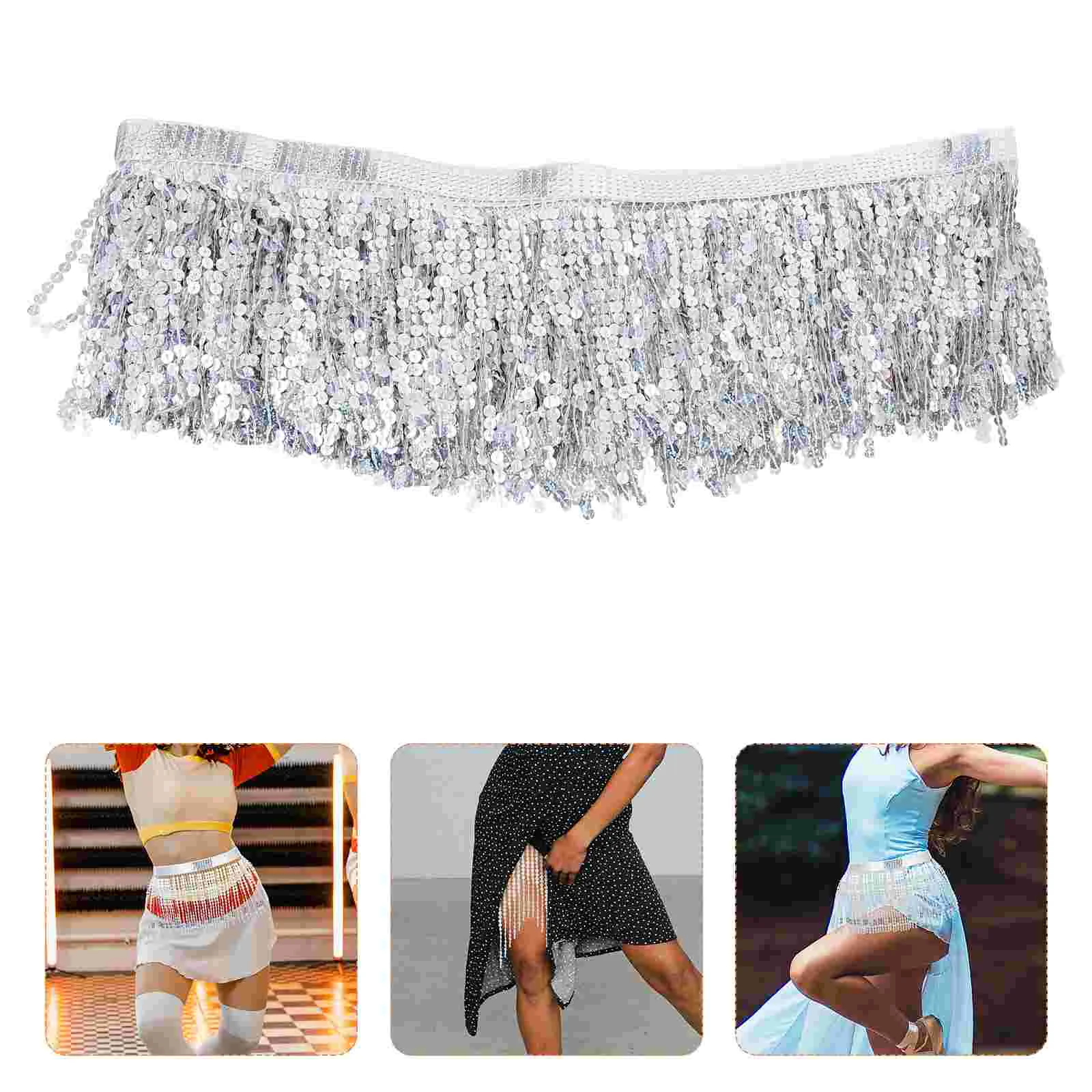 

Trim Fringe Fabric Tassel Sewing Sequin Sequins Ribbon Beaded Lace Dance Latin Rhinestones Bling The Sparkle Silver Yard Gold