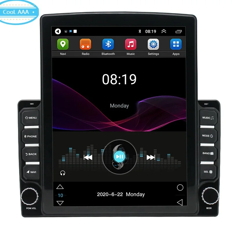 

Vehicle refitting Android universal navigation navigator all-in-one mp5 vehicle mounted GPS/9.7 inch 2.5D vertical screen