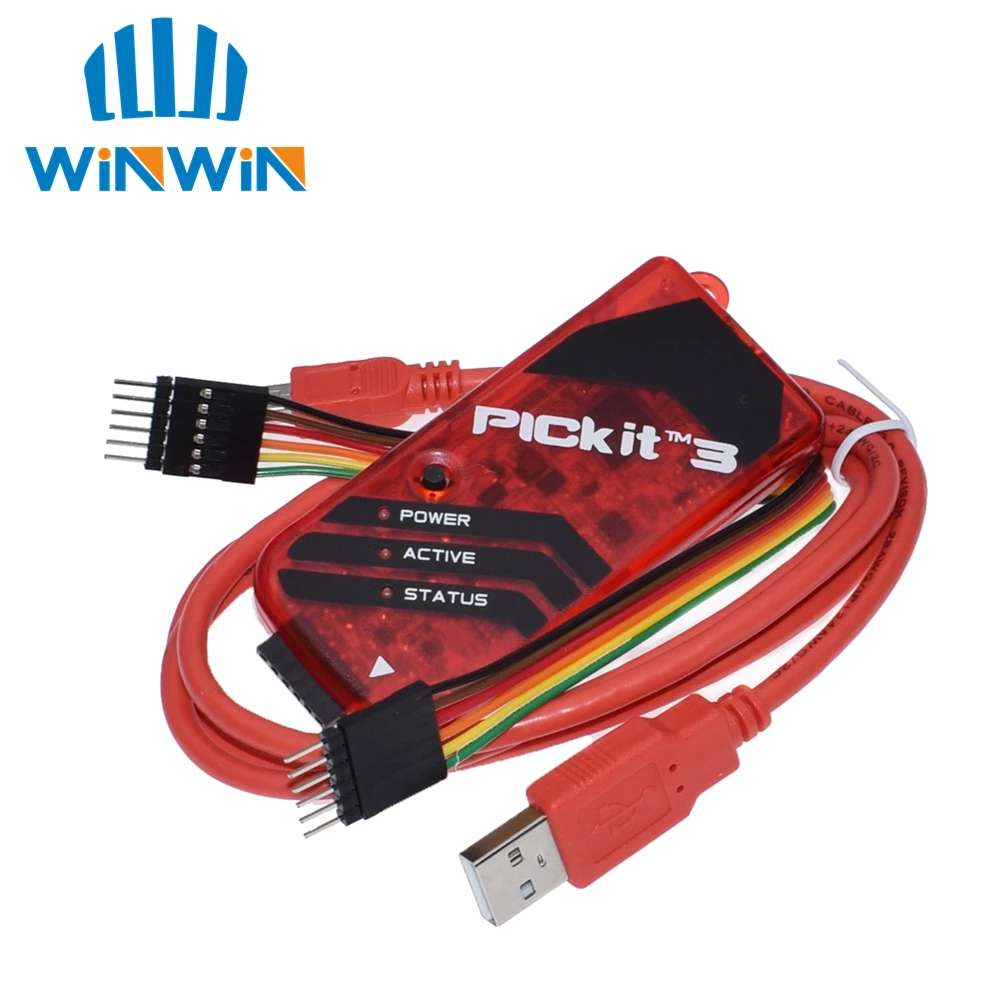

1 шт. PIC ,PICKit 3 PICKit3 PICKit3.5 программатор, PIC Kit3, симулятор PIC