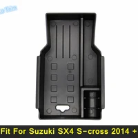 car black storage pallet container multifunction box fit for suzuki sx4 s cross 2014 2021 plastic stowing tidying accessories