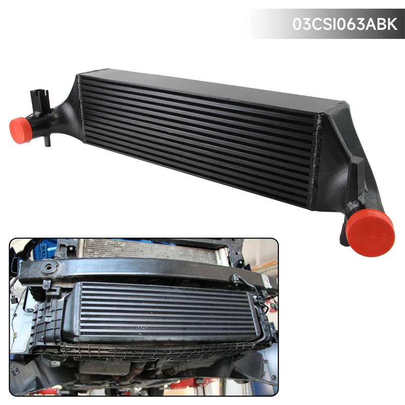 Тюнинг Performance Интеркулер для Audi A1 Volkswagen Polo 6R 6C 1.4 2.0 TSI Skoda Fabia Черный