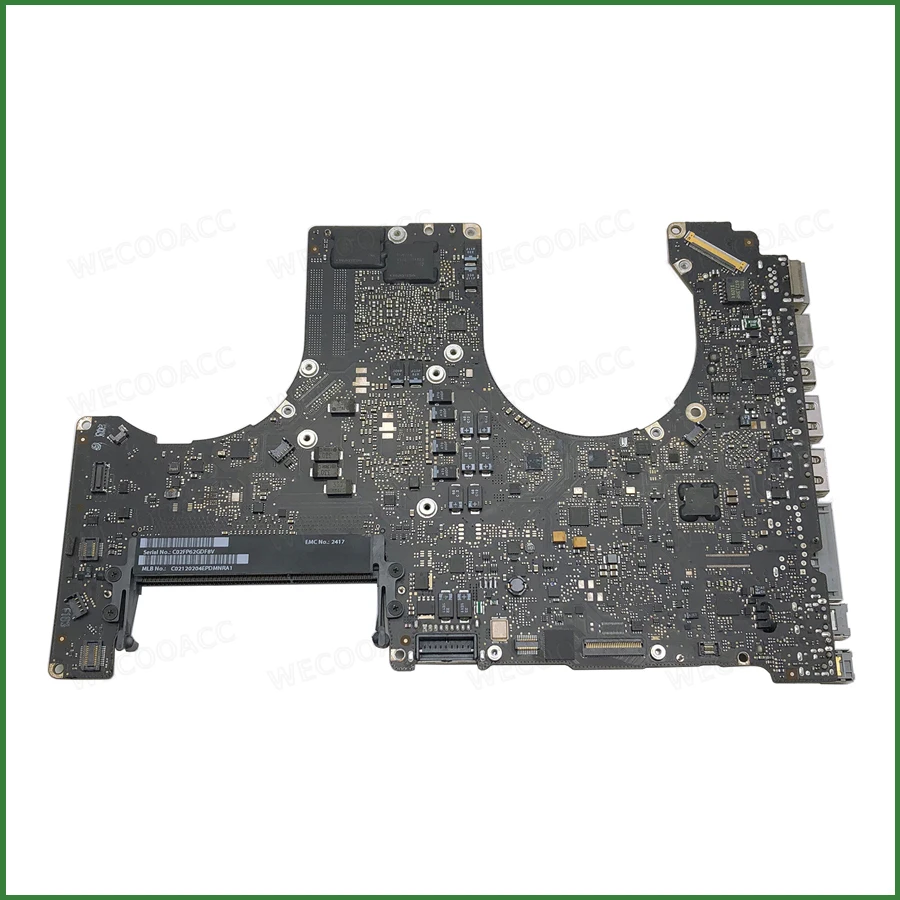 Оригинальная материнская плата A1286 Core i7 820-2915-B для Macbook Pro 15 &quotA1286 логическая 2011