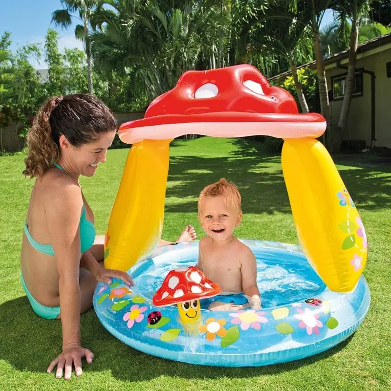 

Mushroom Water Play Center Kiddie Baby Swimming Pool Ages 1-3