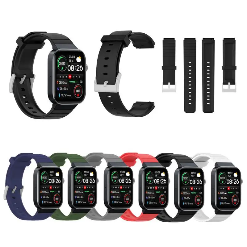 

Smart Accessories Sport Band Strap Colorful For Mibro T1 Bracelet Silicone Watch Strap Soft Silicone Replacement