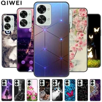 For OnePlus Nord Case Black Bumper Soft TPU Silicon Cover for One plus Nord 2022 Phone Cases Nord2T 6 43 Cute Cat