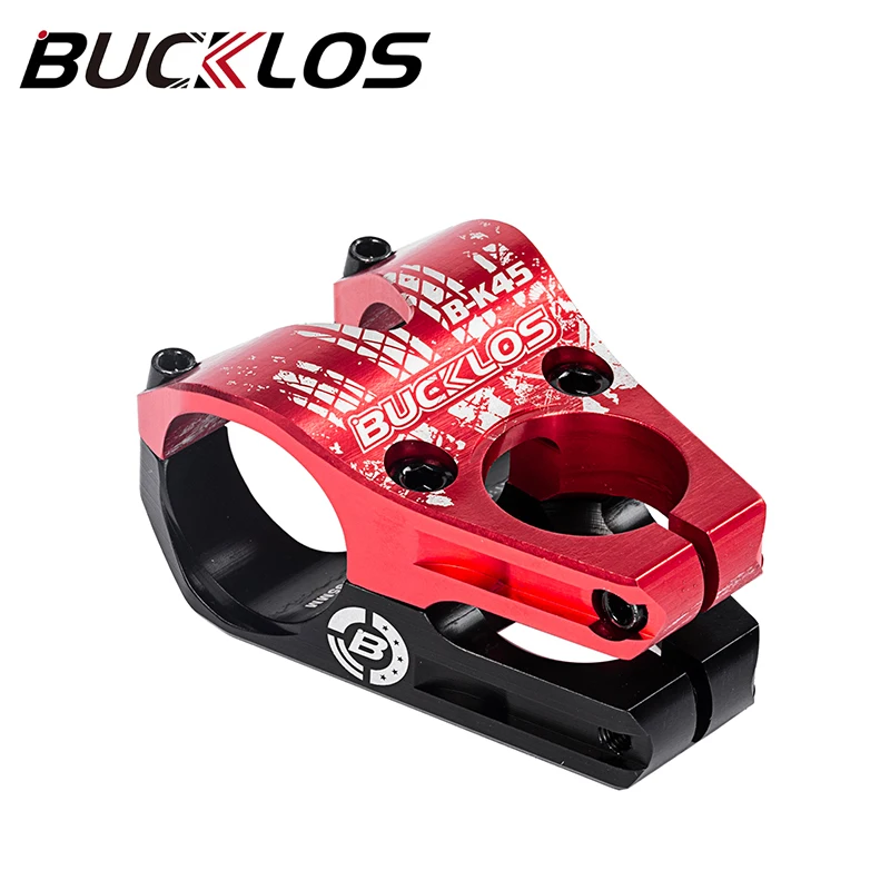 

Велосипедный стержень BUCKLOS, короткий стержень для горного велосипеда, ультралегкий алюминиевый стержень руля 31,8 мм 35 мм, 0 градусов 45 мм, акс...