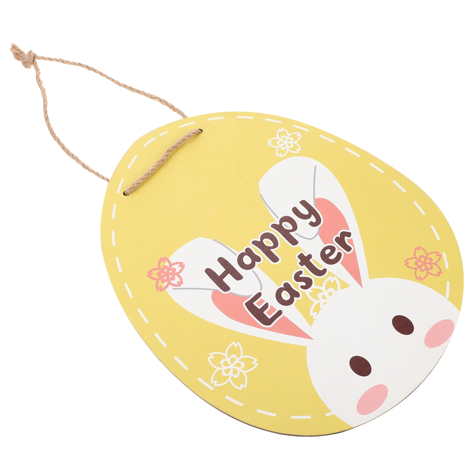 

Wooden Easter Egg Door Decor Easter Hanging Egg Decor Festival Door Pendant