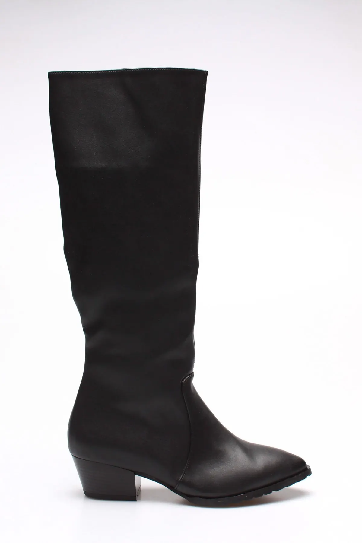 

Fashion Style women's Black Leather Boot Boots & Boots
