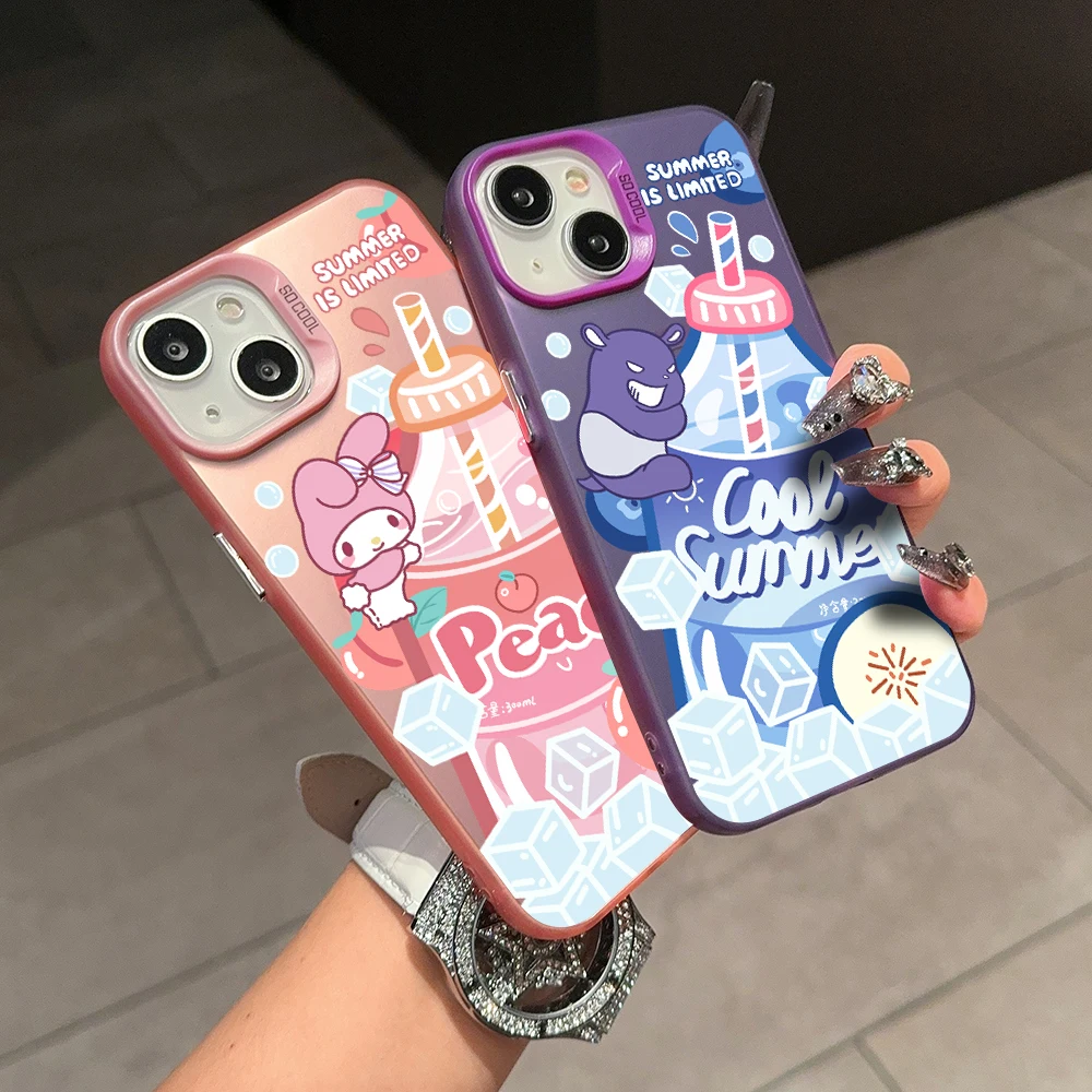 Милый чехол для телефона Kurome Melody понравило Cinnamoroll Magsafe Магнитный IPhone 11 12 13 14 15 16 Pro