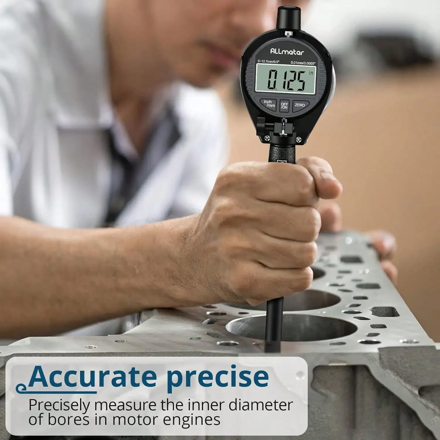 Цифровой циферблатный индикатор диаметра 50-160 мм (2-6 дюймов) 0 01 (0 0005 дюйма)