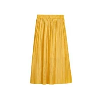022 summer new fashion comfortable casual skirt women high waist over knee pleated skirt mid length straight skirt