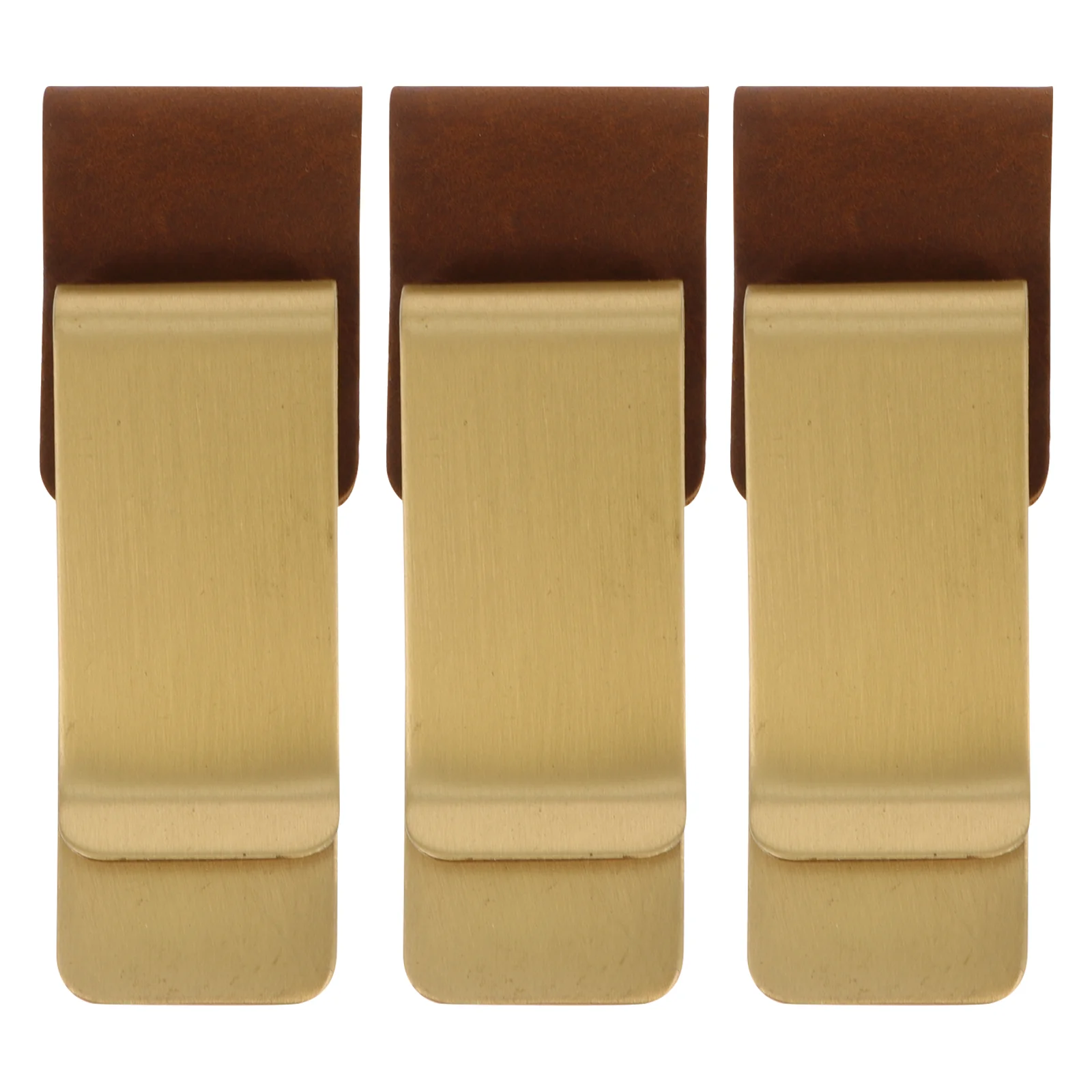

3 Pcs Fountain Pen Notebook Holder Clip Metal Loop Wallet Scrapbook Clamp