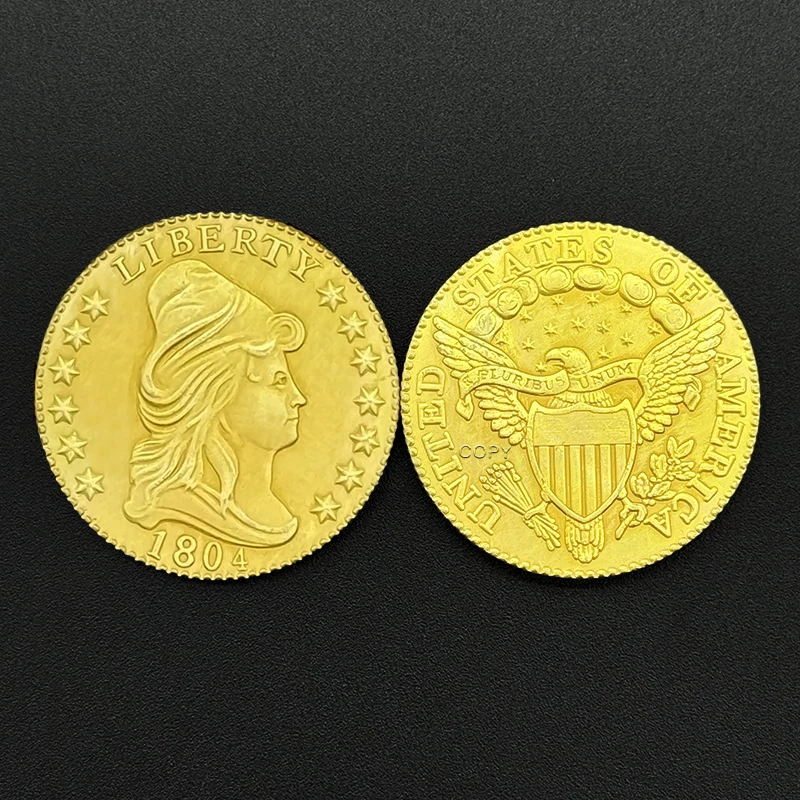 

Памятная медная монета с эмблемой Статуи Свободы