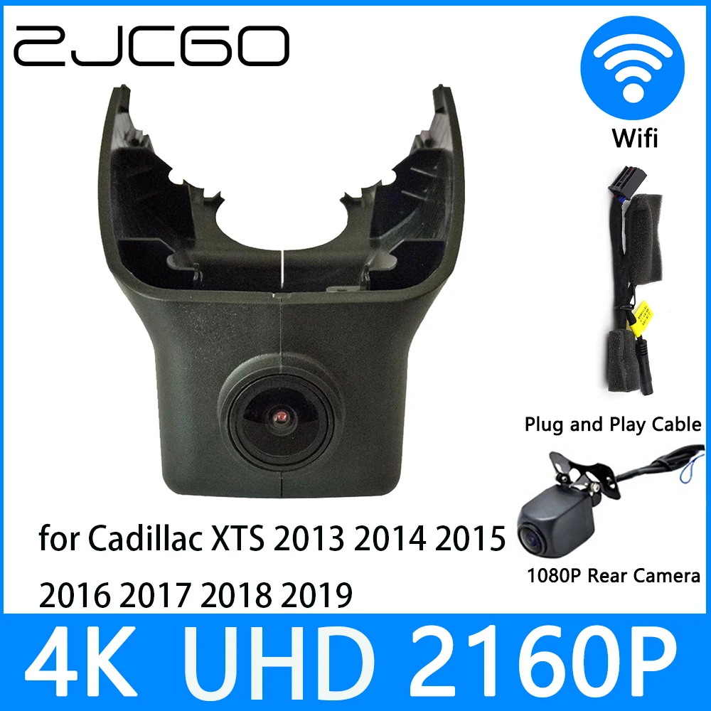 

ZJCGO Dash Cam 4K UHD 2160P Car Video Recorder DVR Night Vision for Cadillac XTS 2013 2014 2015 2016 2017 2018 2019