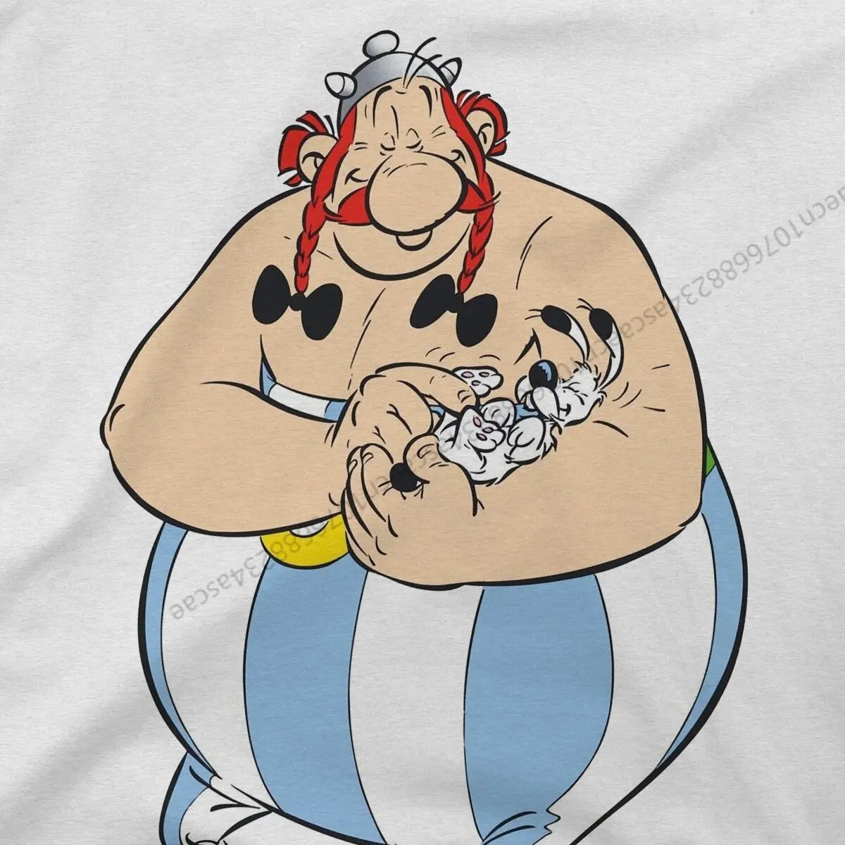 Футболка Asterixs и Obelixs Мужская летняя одежда хлопковая с круглым вырезом