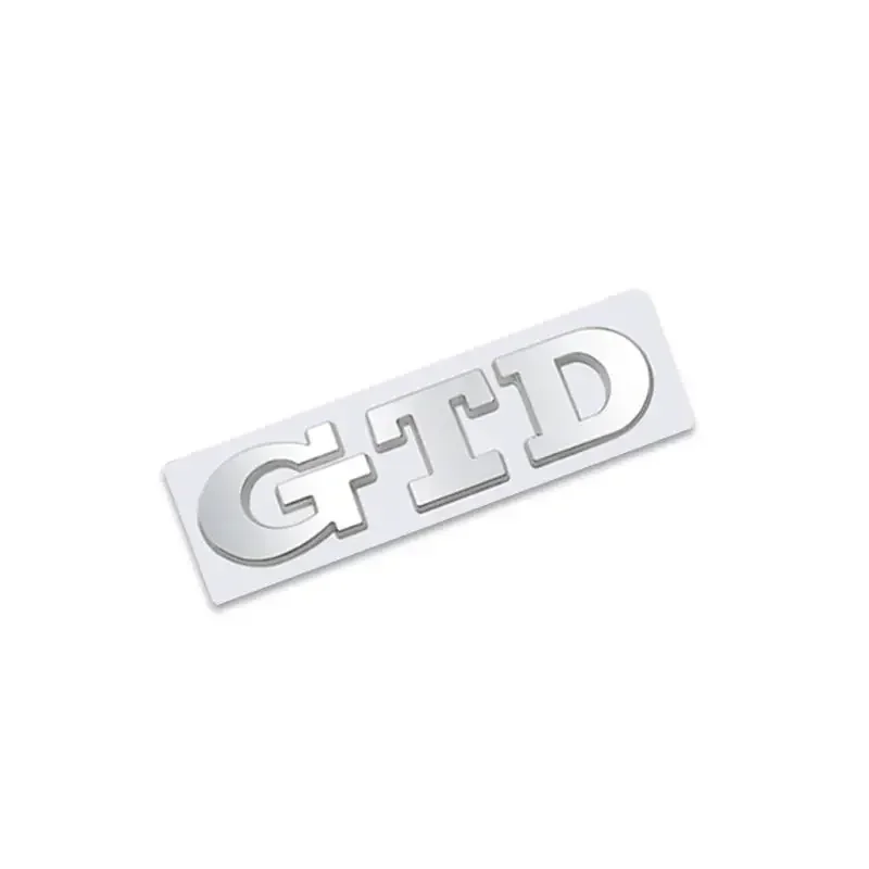 

Металлический 3D логотип GTD, Автомобильный задний багажник, значок, наклейка, передняя эмблема гриля для VW Polo Golf 4 5 6 7 GTD MK4 MK5 MK6 MK7, автомобильные аксессуары