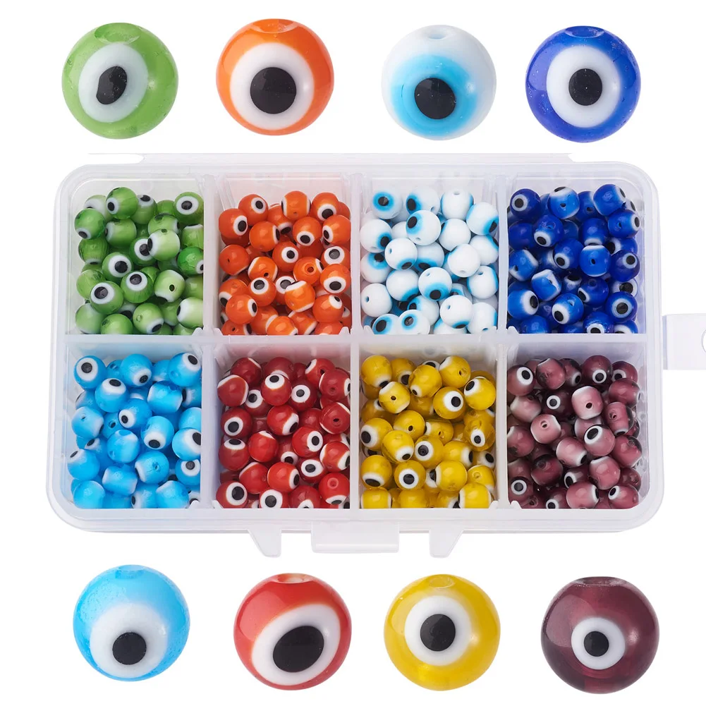 

Бусины-разделители для браслетов, ожерелий, ювелирных изделий, 6 мм, 8 цветов