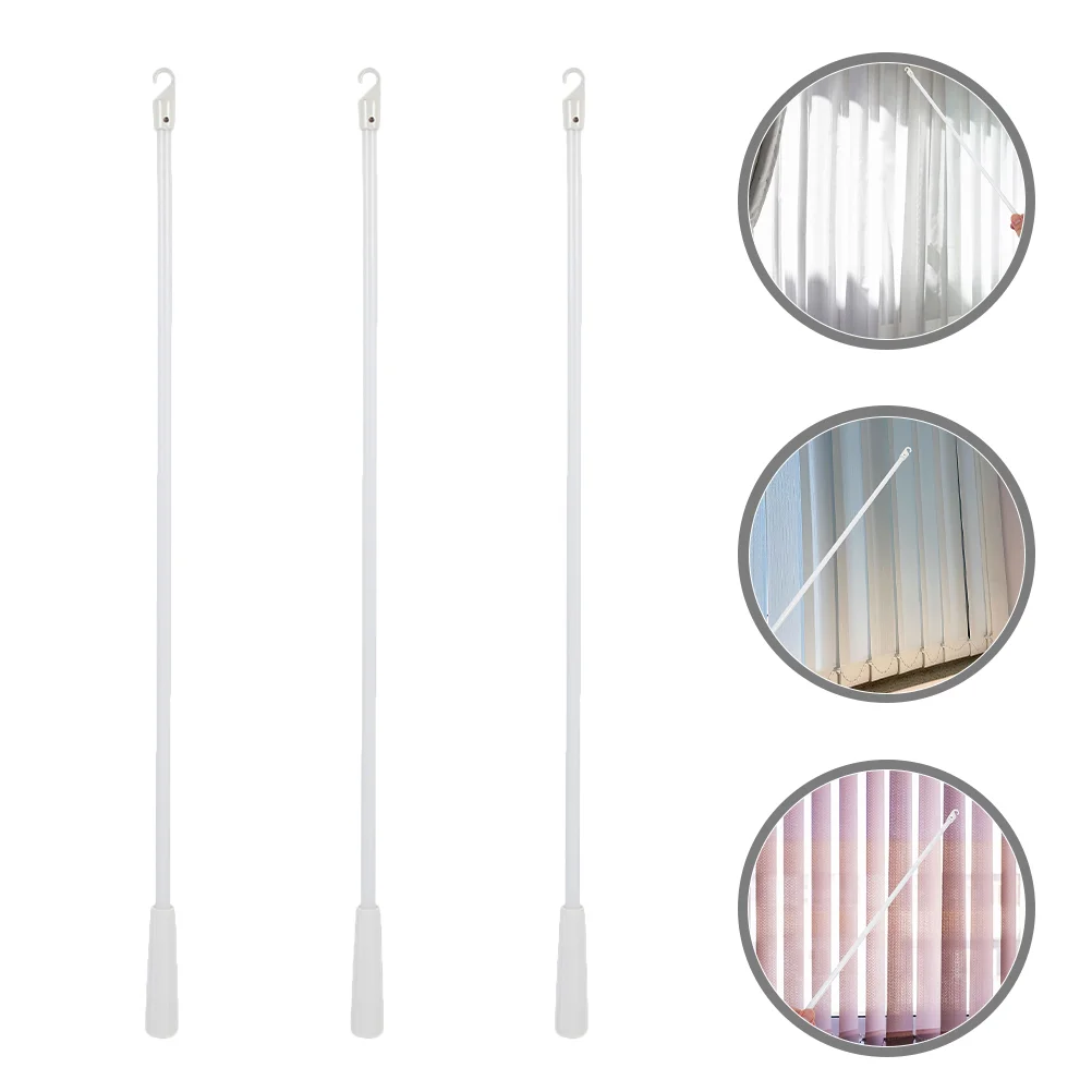 

3Pcs Blind Wand Vertical Blinds Replacement Parts Blind Opener Window Blind Stick Tilt Rod