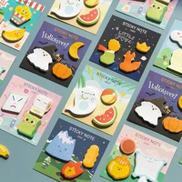special shaped sticky notes 2022 korean version memo pad label cute cartoon material paper indicator stickers student stationery