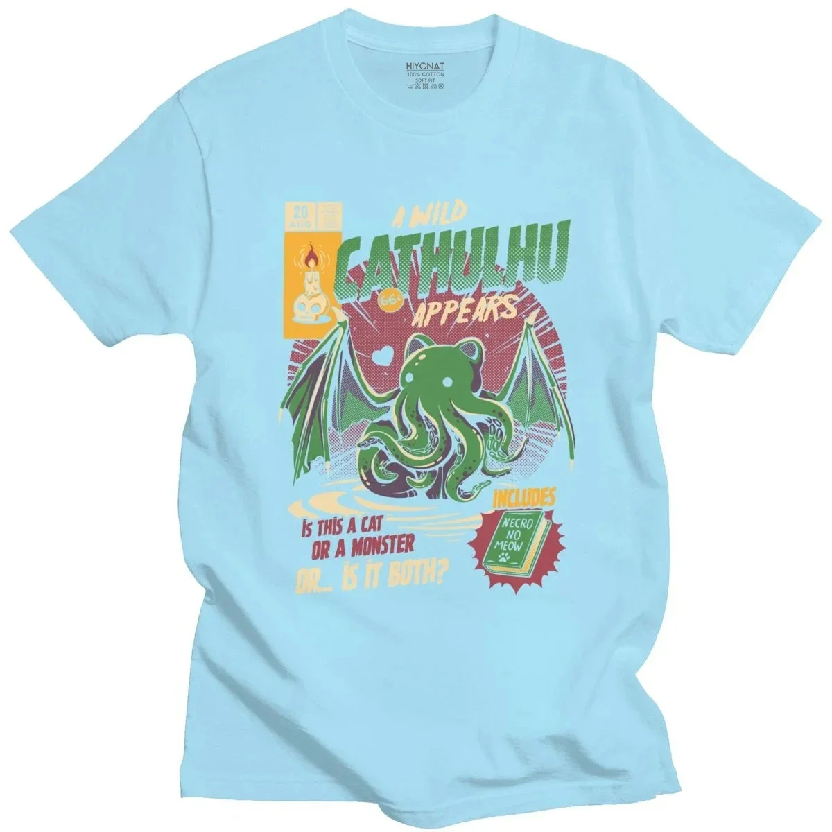 Классическая футболка A Wild Cthulhu Мужская с коротким рукавом для отдыха