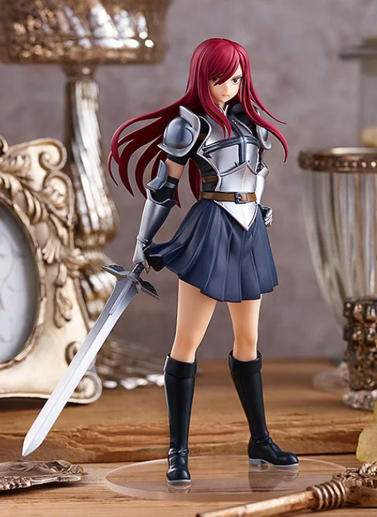 

100% Original:Anime FAIRY TAIL Erza Scarlet 17cm PVC Action Figure Anime Figure Model Toys Figure Collection Doll Gift