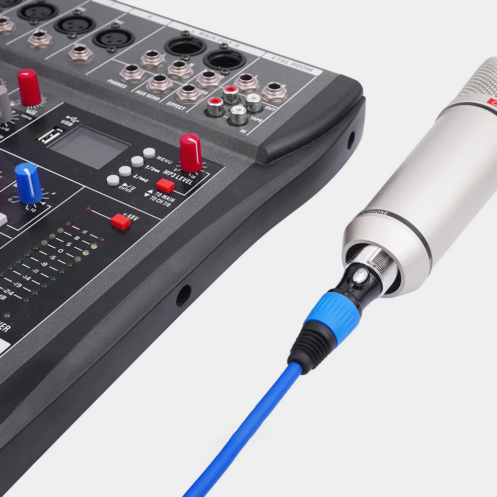 Кабель для микрофона с позолоченным штекером-гнездом 3/5 м