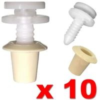 10pcs trims clips with grommets vw transporter t5 interior decorative cover with buttonhole plastic fastener durable