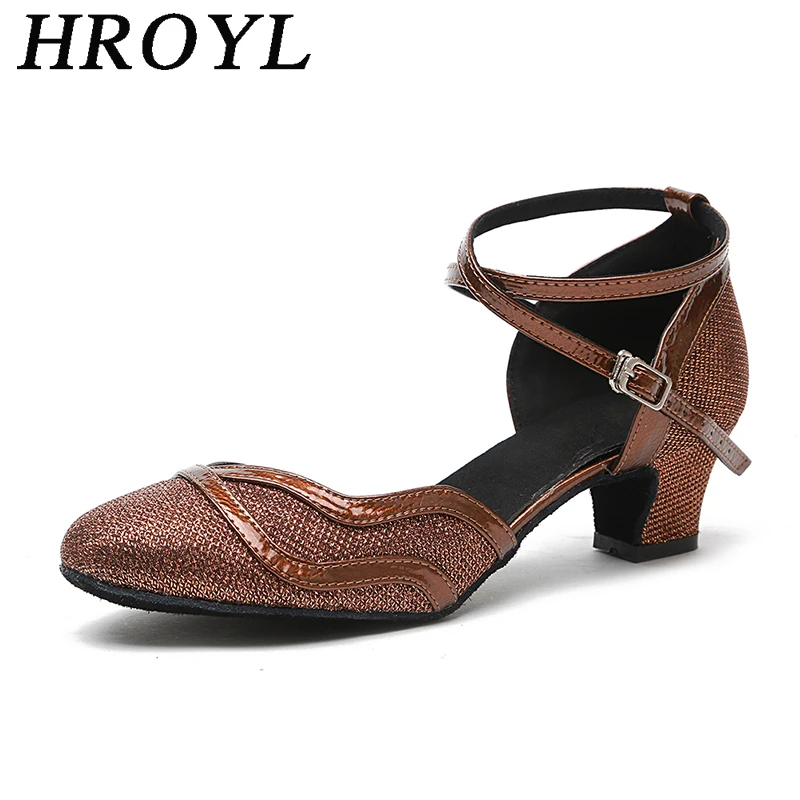 

Women Shoes For Dancing Ballroom Latin Dance-Shoes Girls Ladies Modern Tango Dancing Shoes Salsa Heeled Shoes Glitter Sandals