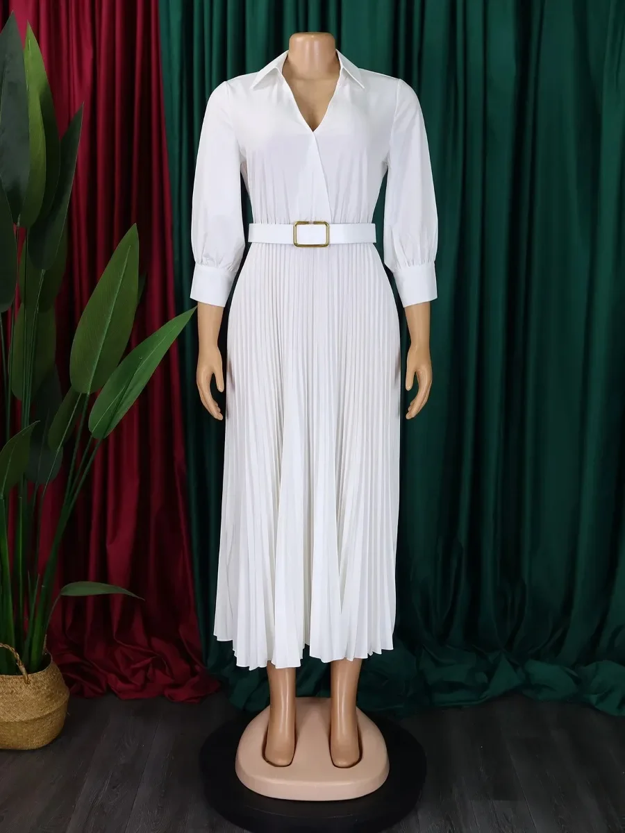 Женский весенний однотонный приталенный пояс средней длины с V-образным вырезом