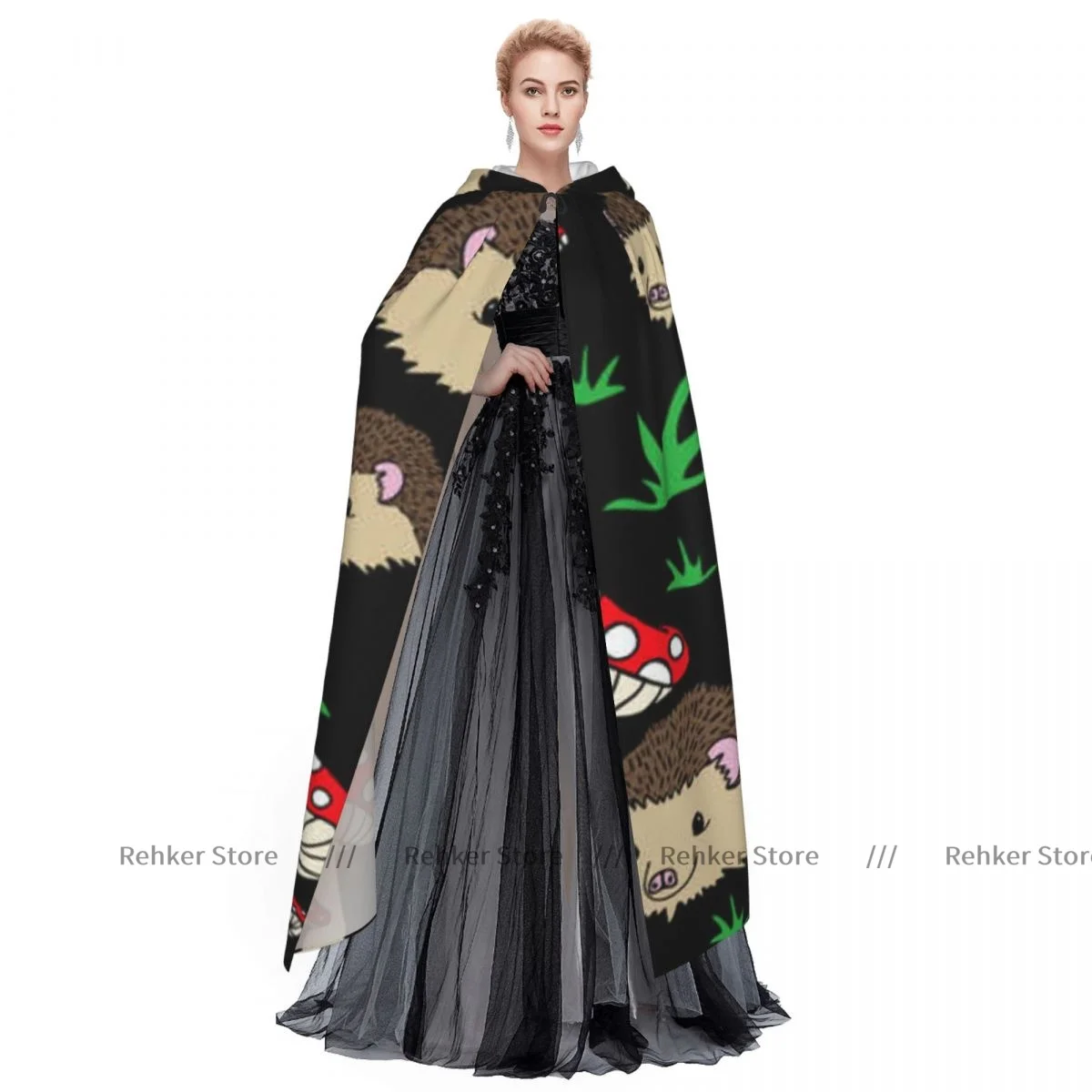 Костюмы для косплея средневековые костюмы ежики и грибы длинные халаты с