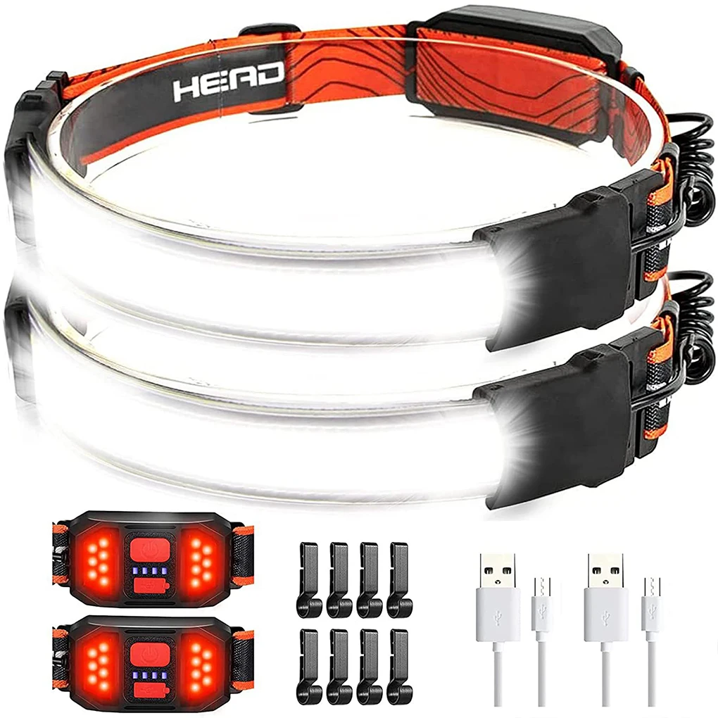 

Светодиодный налобный фонарь Водонепроницаемый фонарь USB Перезаряжаемый яркий регулируемый фонарь светильник мощный фонарь для кемпинга